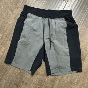 Lululemon Athletica Black and Gray Athletic Shorts